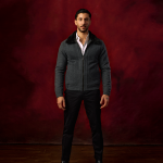 Dark Grey Fur Collar Jacket