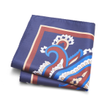 Navy Blue Pocket square