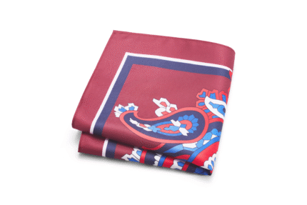 Red Pocket square