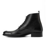 Black Lace-Up Boots - Image 3