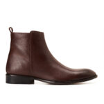 Brown Chelsea Boots With Zips - Image 3