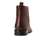 Brown Chelsea Boots With Zips - Image 4