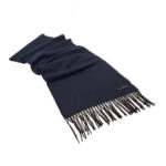 Plain Navy Scarf - Image 3