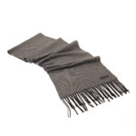 Plain Grey Scarf - Image 3