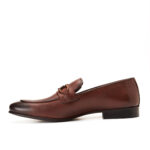 Apron Toe Brown Loafers - Image 3