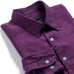 Linen Shirt – Purple - Image 2