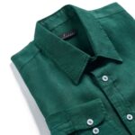 Linen Shirt - Green - Image 2