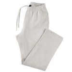 Linen Pant - Beige - Image 2