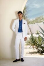 Linen Suit - White - Image 4