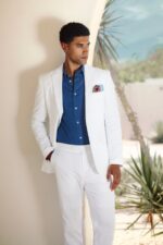 Linen Suit - White