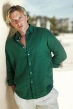 Linen Shirt - Green