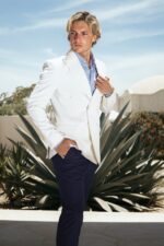 Double Breasted Blazer - White