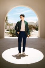 Notch Blazer - Olive Green - Image 4