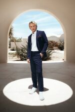 Linen Suit - Navy - Image 2