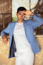 Notch Blazer - Light blue - Image 2