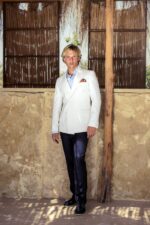 Double Breasted Blazer - White - Image 2