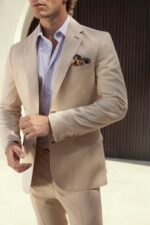 Wool Suit - Beige - Image 3
