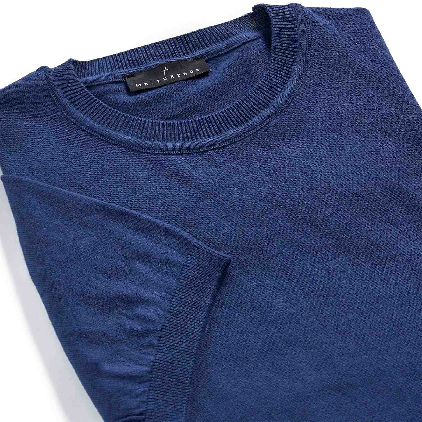 DSC08380 Triko Round T-Shirt - Navy - Image 1