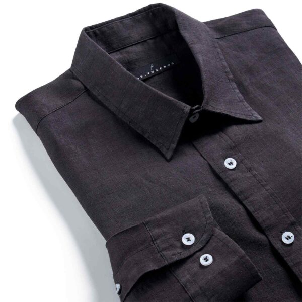 Linen Shirt - Black
