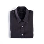 Linen Shirt - Black - Image 3