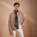 Beige DF Suede Leather Jacket - 806 - Image 2