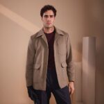 Beige Wool Short Jacket - 2266