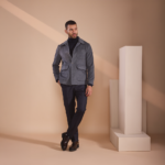 Gray Wool Short Jacket - 2266