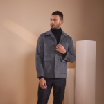 Gray Wool Short Jacket - 2266 - Image 2